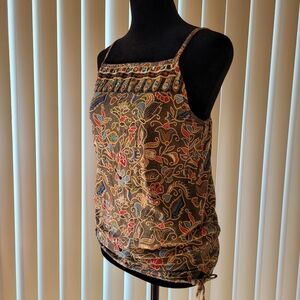 Floral Patterned Women's Top